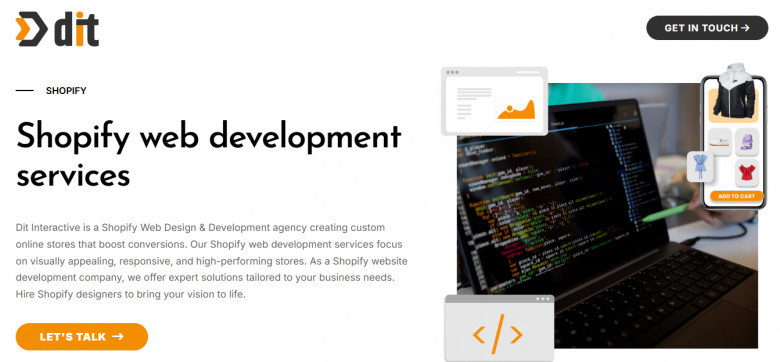 Shopify web design and development services company | Hire shopify developers