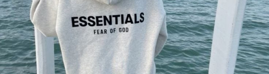 Beige Essentials Hoodie