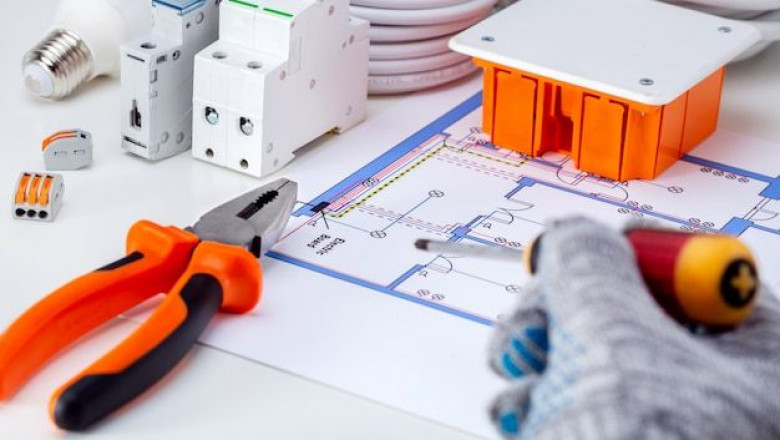 What are Electrical works in Building Construction?