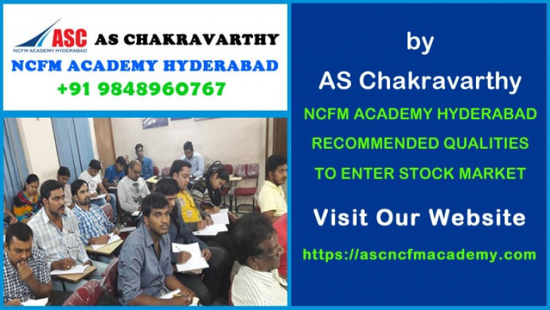 Master Stock Market Trading Training in Hyderabad with ASC NCFM Academy