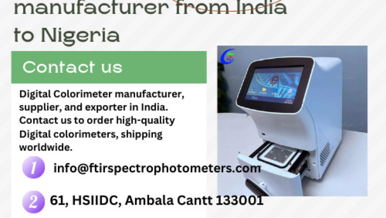 Colorimeter Manufacturer from India to Nigeria