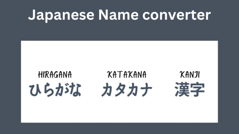 Transform your name into beautiful Japanese characters