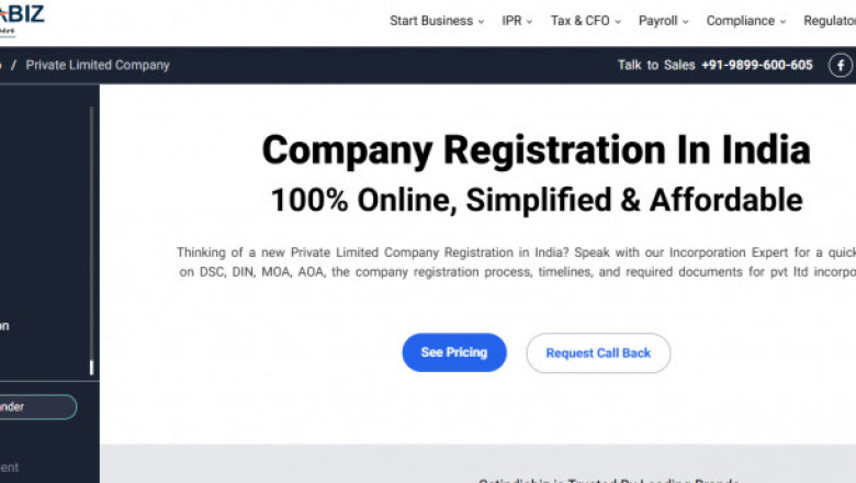 Online Private Limited Company Registration in India