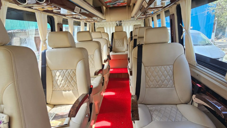 Luxury 12-Seater Tempo Traveller for Airport Transfers in Bangalore