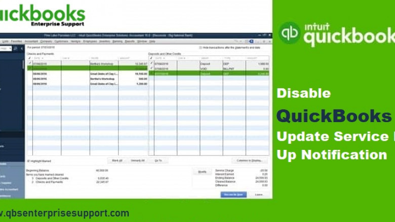 How to Disable QuickBooks Update Service Pop-Up?