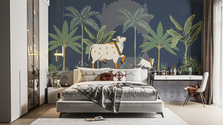 The Secret to a Stylish Room Is in the Wallpaper