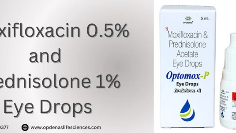 Moxifloxacin 0.5% and Prednisolone 1% Eye Drops : Opdenas Lifesciences