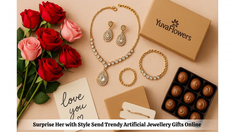Surprise Her with Style Send Trendy Artificial Jewellery Gifts Online