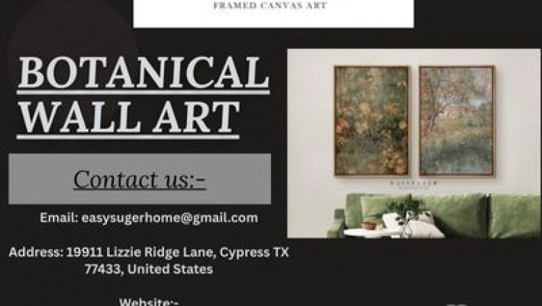 Elegant Nature Botanical Wall Art - Easy Suger