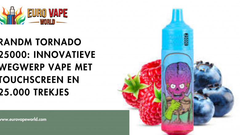 RandM Tornado 25000: Innovatieve Wegwerp Vape met Touchscreen en 25.000 Trekjes