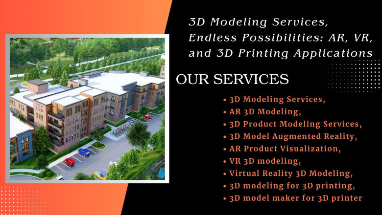 3D Modeling Services, Endless Possibilities: AR, VR, and 3D Printing Applications