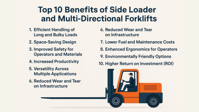 Top 10 Benefits of Side Loader and Multi-Directional Forklifts