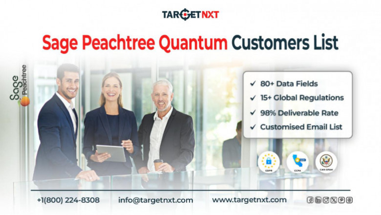 Reach SMBs Using Sage Peachtree with TargetNXT’s Customers Email List!