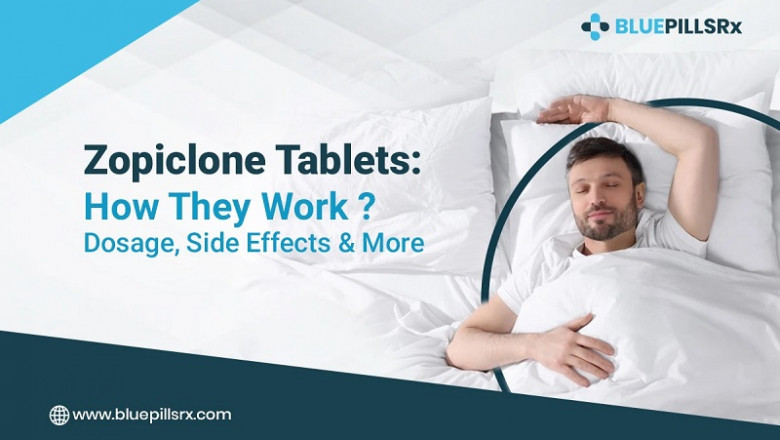 Blue Zopiclone Tablets For Sleep: Uses, Dosage, Side Effects