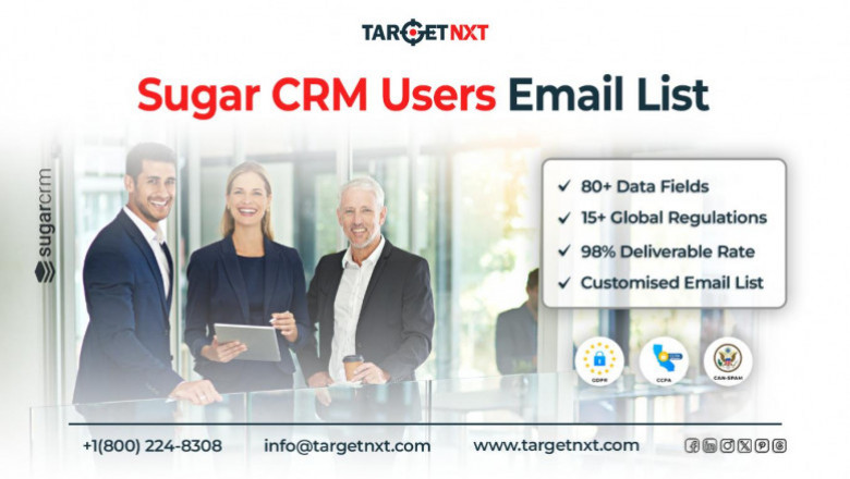 Increase Conversion Rates of Your Campaigns by Using Our Sugar CRM Users Email List!
