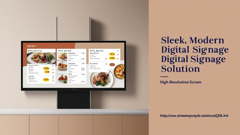 Smart Digital Signage for Restaurants And QSRs