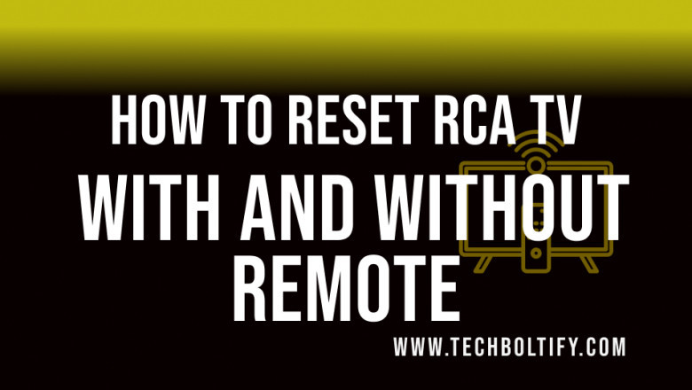 What are the steps to perform a soft reset on an RCA TV?