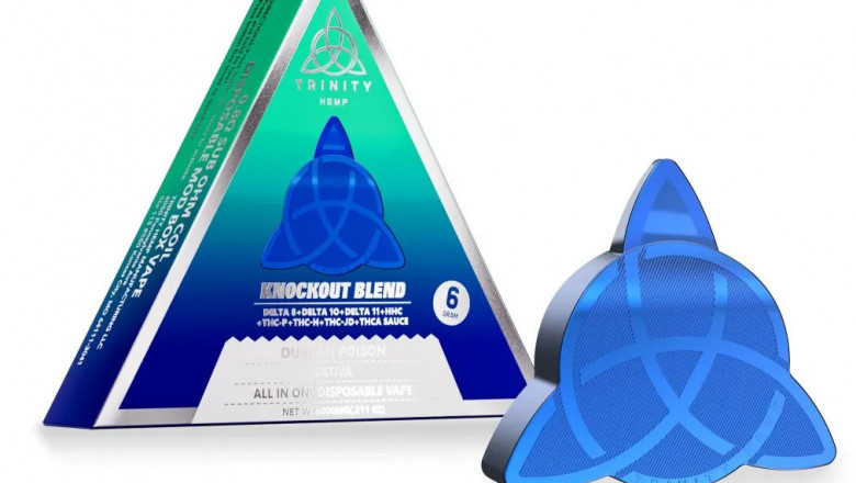 Durban Poison Sativa – 6G Knockout Blend Trinity Hemp Disposable Vape