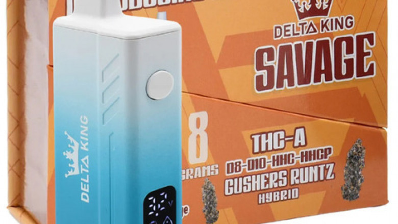 Gushers Runtz (Hybrid) – Delta King Savage THC-A, D8, D10, HHC, HHCP 8 Gram 1 Ct