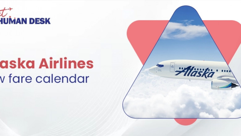 Does the Alaska Airlines low fare calendar show both direct and connecting flights?