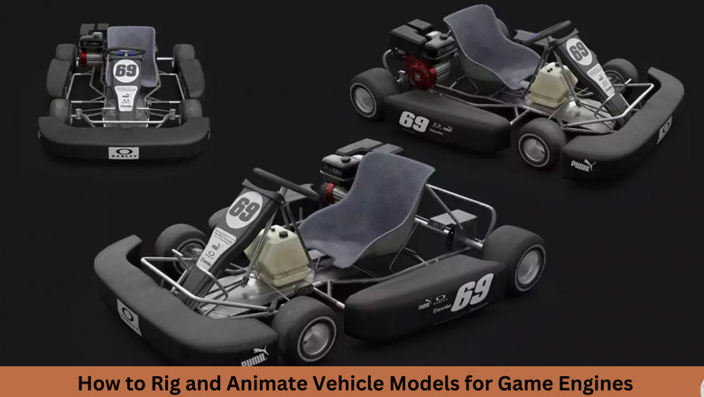 How to Rig and Animate Vehicle Models for Game Engines