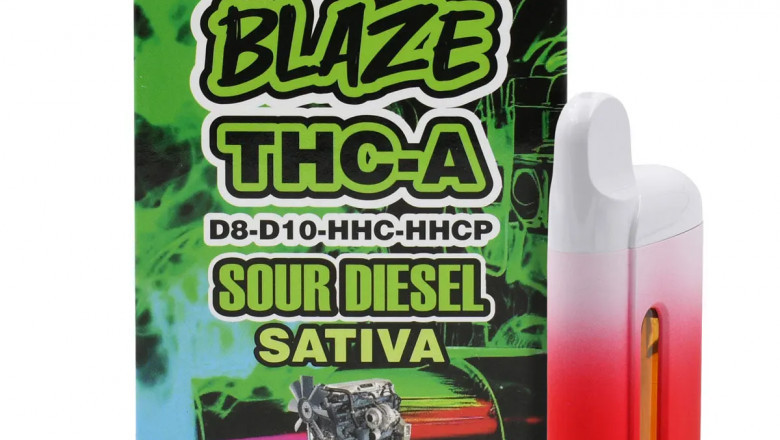 Sour Diesel Sativa – Delta King Blaze THC-A 5.5G