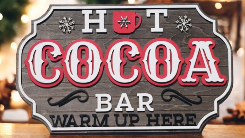 Transform Your Holiday Parties with the Perfect Hot Cocoa Bar Sign