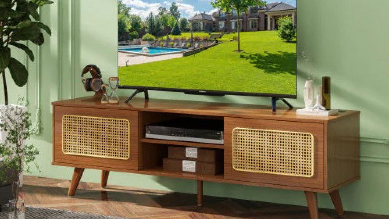 Discover Elegant White Rattan TV Consoles for Modern Homes