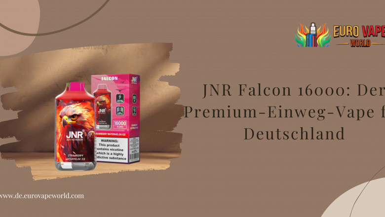 JNR Falcon 16000: Der Premium-Einweg-Vape für Deutschland