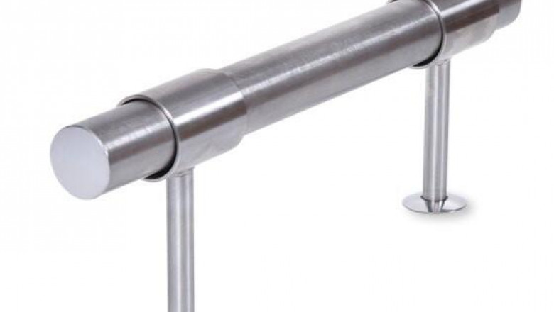 HIPS Stainless Steel Floor-Mounted Rail