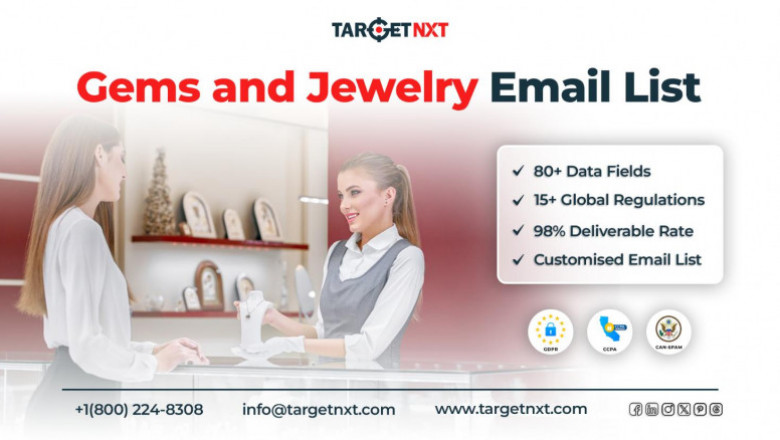 Lead Your Business Within The Gems and Jewelry Industry by Leveraging Our 100% Authentic Gems and Jewelry Email List