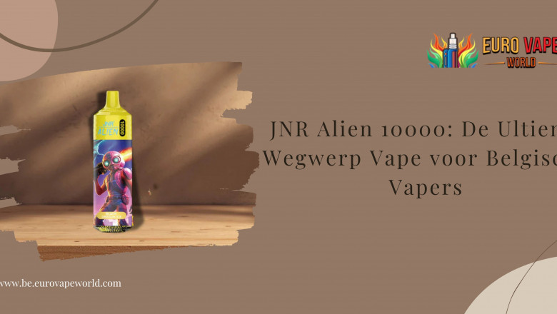 JNR Alien 10000: De Ultieme Wegwerp Vape voor Belgische Vapers