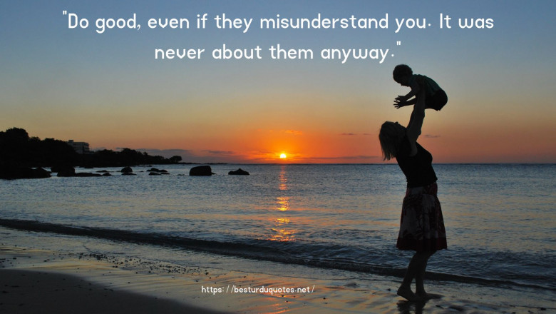 Mother Teresa Quote It Was Never About Them Anyway