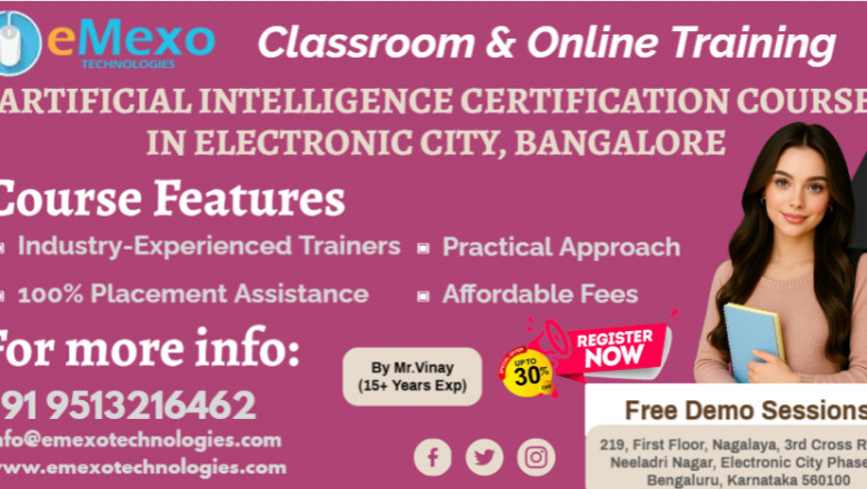 Best AI Training in Electronic City, Bangalore – Become an AI Expert &amp; Launch a Future-Proof Career!