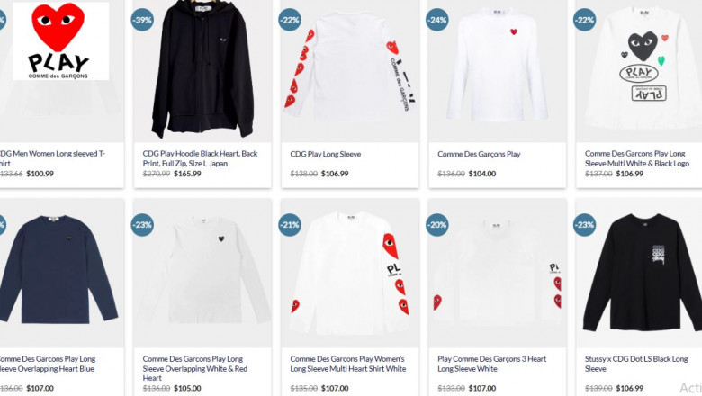 Experience the Avant-Garde Streetwear Evolution: Explore CDG Hoodie, Shirt, Knit, and Converse Collections