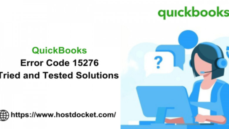 How to Fix QuickBooks Error Code 15276?