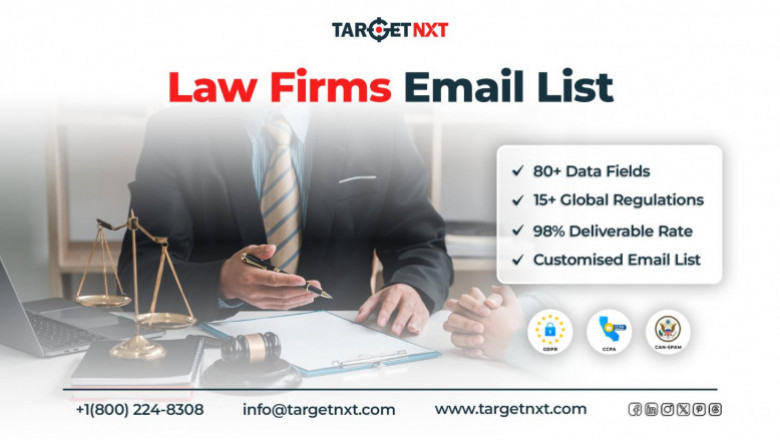 Conquer The Legal Industry by Utilizing Law Firms Email List Built by TargetNXT!