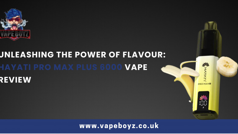 Unleashing the Power of Flavour: Hayati Pro Max Plus 6000 Vape Review