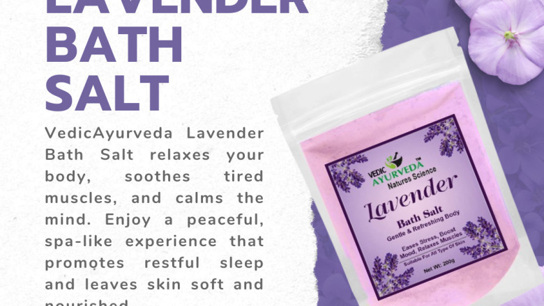 Discover the Soothing Power of Vedic Ayurveda Lavender Bath Salt for Ultimate Relaxation