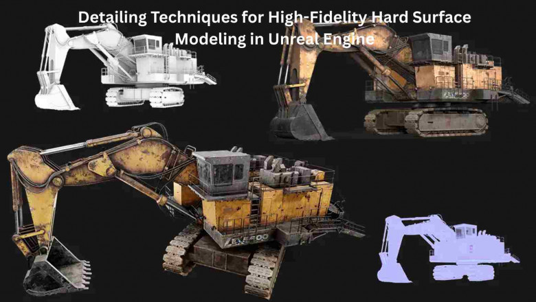 Detailing Techniques for High-Fidelity Hard Surface Modeling in Unreal Engine