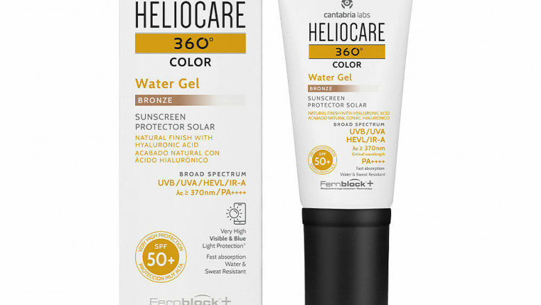 Sun Protection with Colour Heliocare 360º Gel Bronze 50 ml Spf 50-Qubyk UK