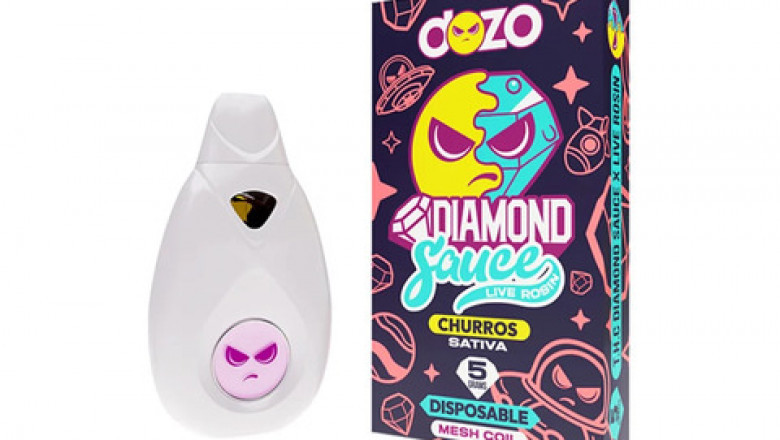 Bubba Kush – Dozo Diamond Sauce Live Rosin Disposable 5G