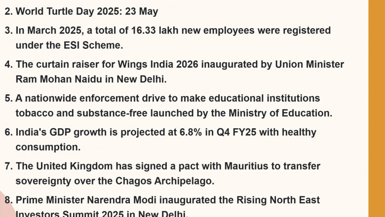 Read Daily Current Affairs Article of  25 May 2025