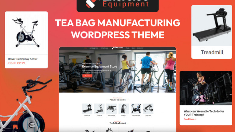 Gym Exercise Equipment Store Wordpress Theme