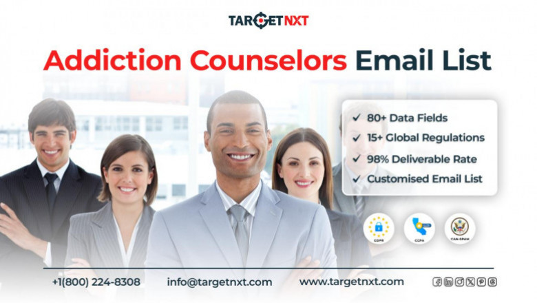 Our Addiction Counselors Email List Built with Expert Care &amp; Support For Successful Campaigns!