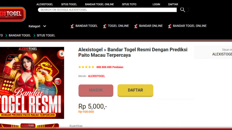 Alexistogel: Bandar Togel Online Resmi dengan Prediksi Paito Macau Akurat & Pasaran Paling Lengkap