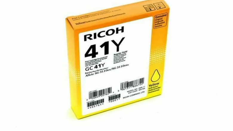 Original Ink Cartridge Ricoh 405764 Yellow - Qubyk UK