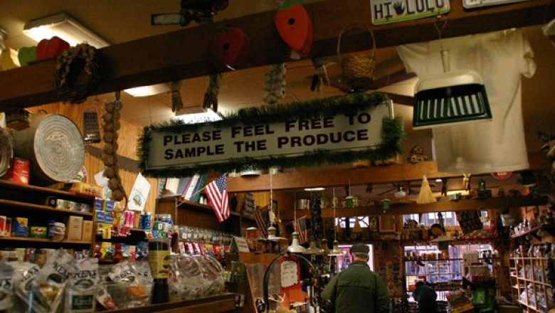 A Simple Day at the Grocery Store in Blue Ridge