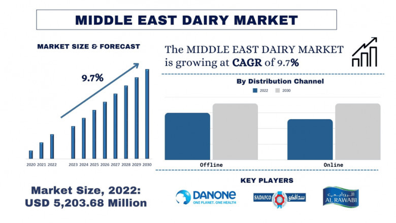 Middle East Dairy Market Size, Demand, Trends, Analysis and Forecast 2030