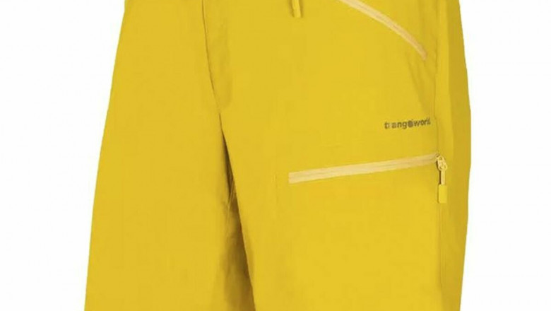 Sports Shorts Trangoworld Tramgoworld Lip VN Moutain Yellow - Qubyk UK